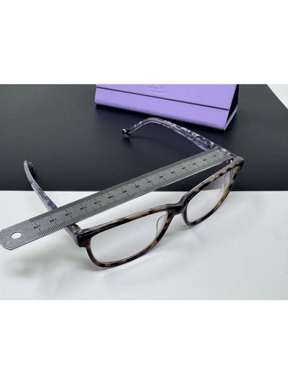 Lisa Loeb Eyewear Spotlight 205 Womens Grape Toffee Tortoise Frames 55-15-140